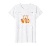Wild at Heart: Fierce Tiger Spirit for Adventure Seekers T-Shirt, Women, White, XS