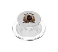 Wild At Heart Wyoming Strong PopSockets PopGrip for MagSafe
