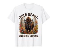 Wild At Heart Wyoming Strong Value Graphic T-Shirt