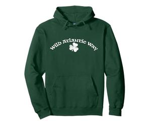 Wild Atlantic Way Ireland Shamrock Pullover Hoodie