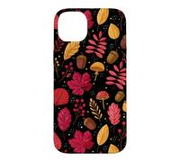 Wild Autumn Fall Floral Acorn Mushroom Cozy Season Cute Case for iPhone 14 Plus