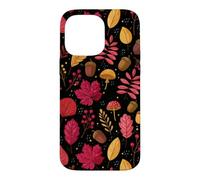 Wild Autumn Fall Floral Acorn Mushroom Cozy Season Cute Case for iPhone 14 Pro Max