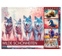 Wild beauties. A year with majestic animals UK-Version (Wall Calendar 2026 DIN A4 Landscape), CALVENDO 12 Month Wall Calendar