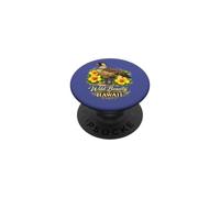 Wild Beauty Hawaiian Goose And Golden Hibiscus PopSockets Adhesive PopGrip