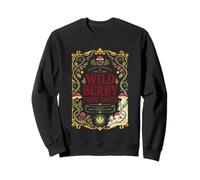 Wild Berry Fairy Cakes Vintage Mushroom Cottagecore Sweatshirt