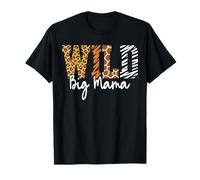 Wild Big Mama Animal Pattern Mother Earth Day T-Shirt