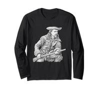 Wild Bill Hickok Vintage Illustration Long Sleeve T-Shirt