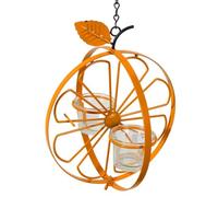 Wild Bird Feeders, Hangable Orange Metal Bee- Hummingbird Tool For Outdoors | Leak-Proof Feeding Supplies Easy To Clean No Drip Garden Backyard Hanging Nectar Reservoir Stationary Station