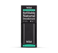 Wild Men's Black Case and Fresh Cotton and Sea Salt Deodorant Refill