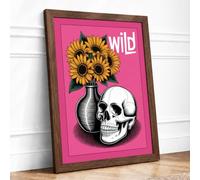 Wild Bloom Memento Eclectic Framed Wall Art Print A1 (84.1×59.4cm)