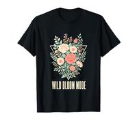 Wild Bloom Mode Floral Triangle T-Shirt