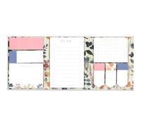 Wild Bloom Watercolour Floral Sticky Notes & Tabs Set in Foldable Case