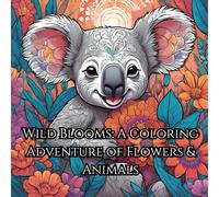 Wild Blooms: A Coloring Adventure of Flowers & Animals