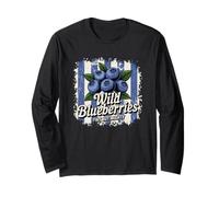 Wild Blueberries Tiny But Mighty Vibe Long Sleeve T-Shirt