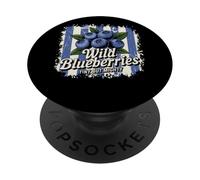 Wild Blueberries Tiny But Mighty Vibe PopSockets Adhesive PopGrip