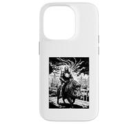Wild Boar Fantasy Knight Medieval Design Case for iPhone 14 Pro