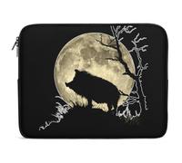 Wild Boar Hunting Hunter Laptop Case Sleeve Bag 17inch Durable Shockproof Protective Computer Carrying Cover Briefcase