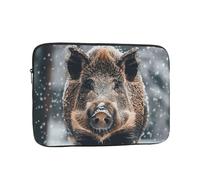 Wild Boar Laptop Case 12 inch, Shockproof Protective Computer Sleeve Cover Water Resistant Laptop Bag Carrying Tablet Cover Briefcase Handbags Gifts for Men Women