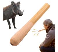 Wild Boar Whistle - Acoustic Wood Attractor, Emulator for Authentic Boar Sounds, Compact Hand Whistle, Field Research Accessories, for Adults, Nature Lovers, Camping, Wall