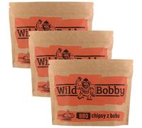 Wild Bobby BBQ Broad Bean Crisps 100 g - 3 pcs