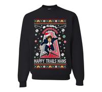 Wild Bobby Nakatomi Plaza Christmas Party 1988 Classic McClane Die Hard Ugly Christmas Sweater Unisex Crewneck Sweatshirt, Black Hans, L