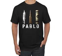 Wild Bobby Pablo Escobar Cocaine Narcos Pop Culture Men's T-Shirt, Black, Medium