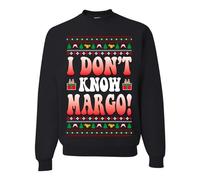 Wild Bobby Why is The Carpet All Wet Todd Ugly Christmas Sweater Unisex Crewneck Sweatshirt, Black-margo, XXL