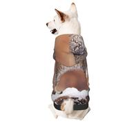 Wild Bobcat Small Pets Wear Hoodies,Dog Jumper Sweatshirt,Warm And Lightweight, Soft Texture, Easy To Wear