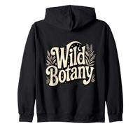 Wild Botany Botanical Plants Nature Zip Hoodie