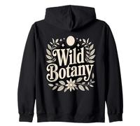 Wild Botany Botanical Plants Nature Zip Hoodie