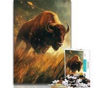 Wild Buffalo 1000 Piece Jigsaw Puzzle for Adults Teens,Staycation Kill Time Every Piece Is Unique - Challenging Family Fun Game 38x26cm