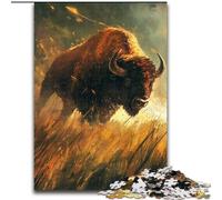 Wild Buffalo 1000 Piece Jigsaw Puzzles for Teenagers Gifts, for 14+ Train Your Brain And Your Hands Christmas Game Gifts (50x75cm)