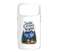 Wild Camper Nights Watercolor Camping and Stargazing Design Case for iPhone 17 Pro Max
