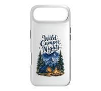 Wild Camper Nights Watercolor Camping and Stargazing Design Case for iPhone Air