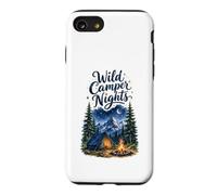 Wild Camper Nights Watercolor Camping and Stargazing Design Case for iPhone SE (2020) / 7/8