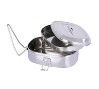 Wild Camping International 3 piece stainless steel mess tin