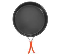 Wild Camping Pot Cookware Cooking Pan Deep Frying Pan Folding Camping Equipment Stove Small for Camp Fire Cooking Equipment Picnic Aluminum Alloy