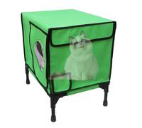 Wild Cat House Outdoor, Cat Shelter Doors | INSULATED CAT CHOOSE INFIDORATED - Waterproof Nest Design of Pets for Porch, Yard, Garden, Balcony, Barn