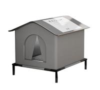 Wild Cat Shelter - Winter Outdoor Cat House | Durable Insulated Shelter for Wild Cats and Stray Cats, Surrounded Pet House for All Season Protection Wild Cat Shelter - Stray Cat for Stray Cats - Cat