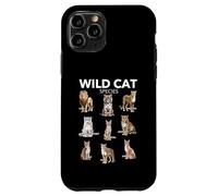 Wild Cat Species Educational Animal Big Cat Lover Case for iPhone 11 Pro