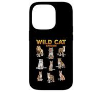 Wild Cat Species Educational Animal Big Cat Lover Case for iPhone 14 Pro