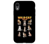 Wild Cat Species Educational Types Of Big Cat Wild Animal Case for iPhone XR