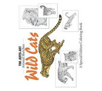 Wild Cats: A Special Edition Coloring Book (Animal Sketches)