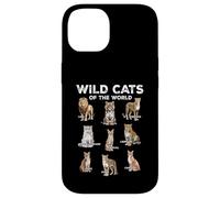 Wild Cats Animals of the World Educational Wild Animal Lover Case for iPhone 14