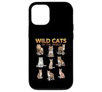 Wild Cats Animals of the World, Lion, Tiger, Leopard, Lynx Case for iPhone 12/12 Pro