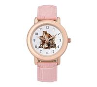 Wild Cats Animals of The World Wrist Watches for Women Men Quartz Stainless Steel Watch Easy to Read