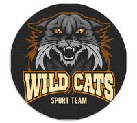 Wild Cats Logo 1000 Pieces Dope Jigsaw Puzzles Stress Reliever Family Game Fit Together Perfectly for Travel Gifts for Adults 1000pcs (67.5x67.5cm)