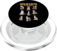 Wild Cats of the World Educational Animal Big Cat Types PopSockets PopGrip for MagSafe