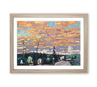 Wild Cherries By Tom Thomson Classic Painting Framed Print | A3 Oak Framed Wall Art | Ready to Hang | Classic Historical Picture | Living Room Bedroom Lounge Office