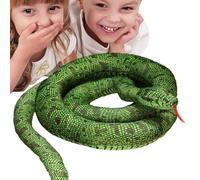Wild Coil Creature - Giant Snake Upholstery Soft Body Pillow | Velvety Realistic Boa, Oversized Reptile